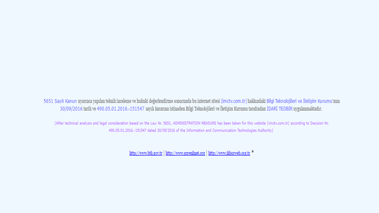 Kapatılan TV'lere internetten erişim yasağı